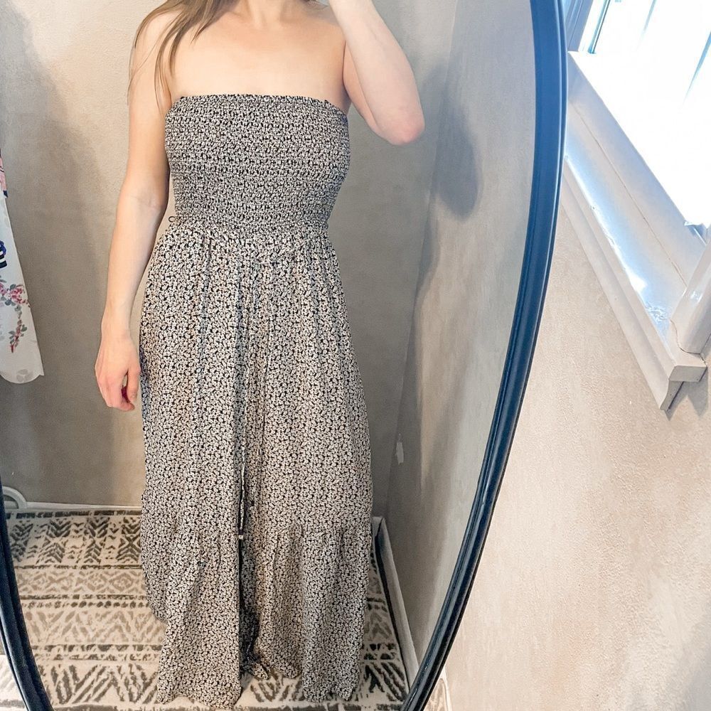 Free People Little of Your Love Strapless Jumpsuit M - Picture 2 of 10
